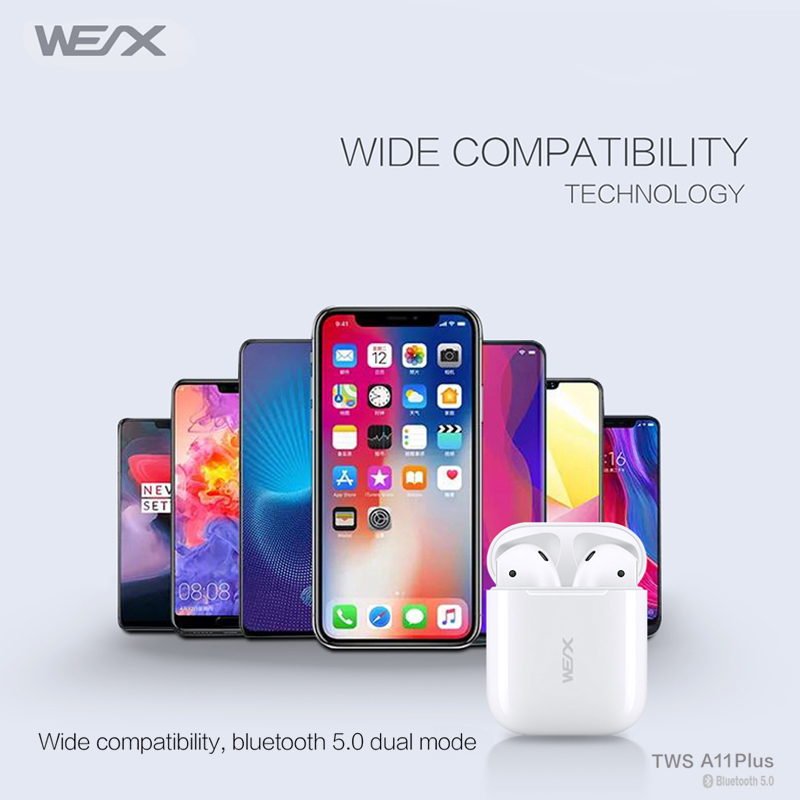 WEX -A11 plusz vezeték nélküli fülbimbók _bluetooth5.0 fejhallgató TWS _igaziwifi sztereó fülhallgatók